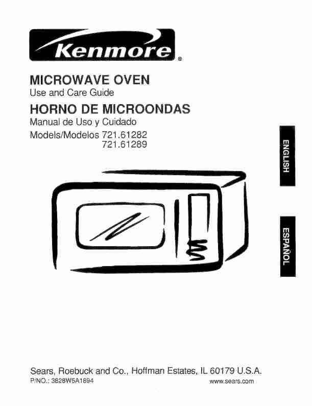 Kenmore Microwave Oven 721_61282-page_pdf